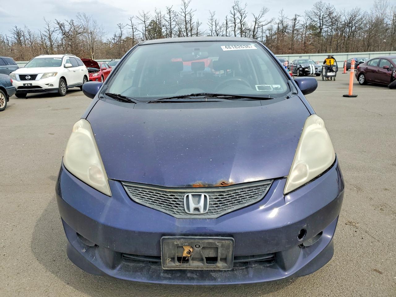 2009 Honda Fit Sport Purple vin: JHMGE88639S057879