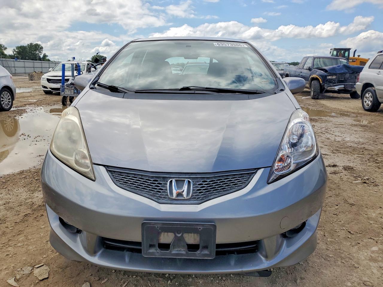 2009 Honda Fit Sport Silver vin: JHMGE88649S006522