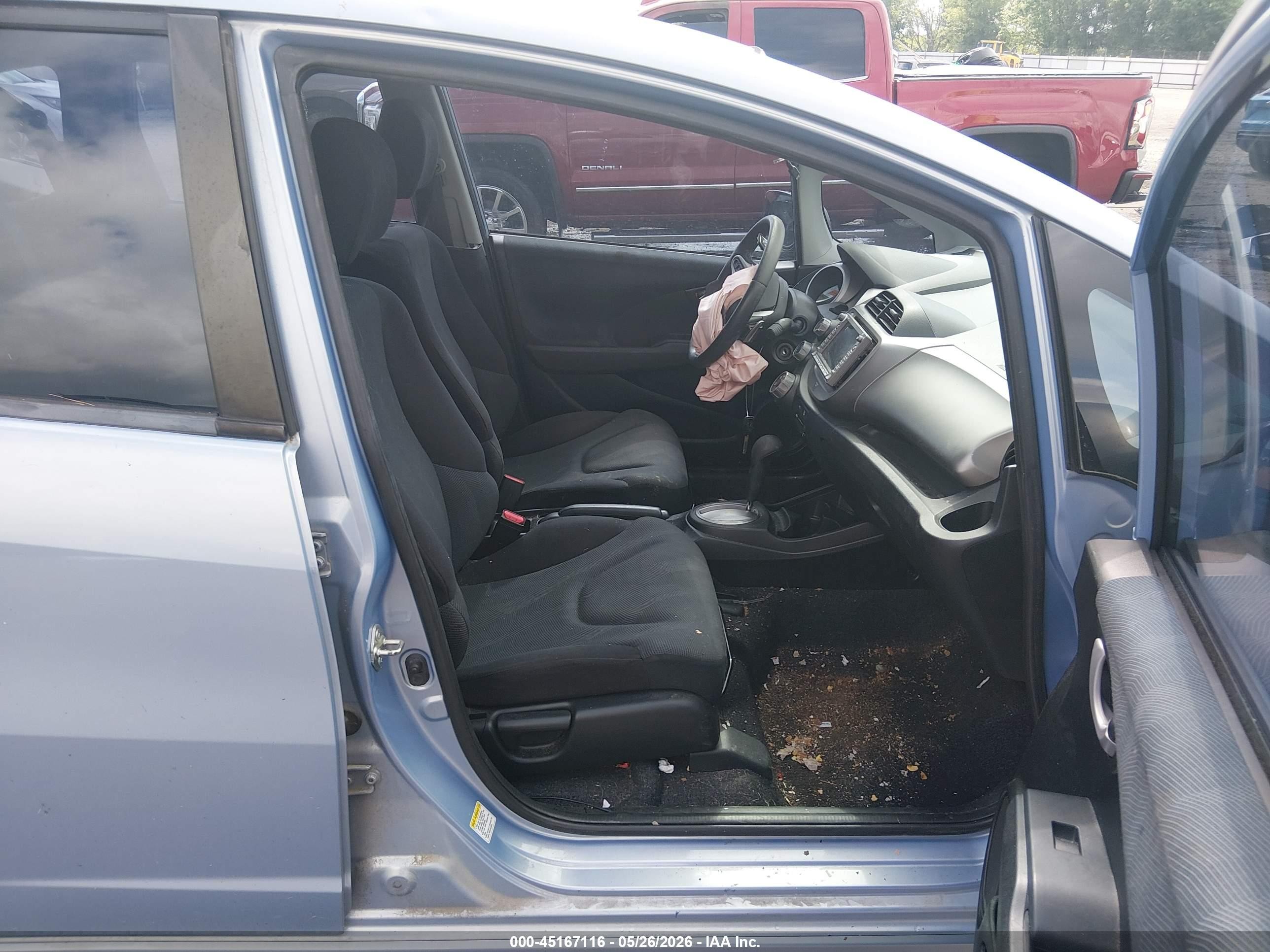 2009 Honda Fit Sport Light Blue vin: JHMGE88659S060119
