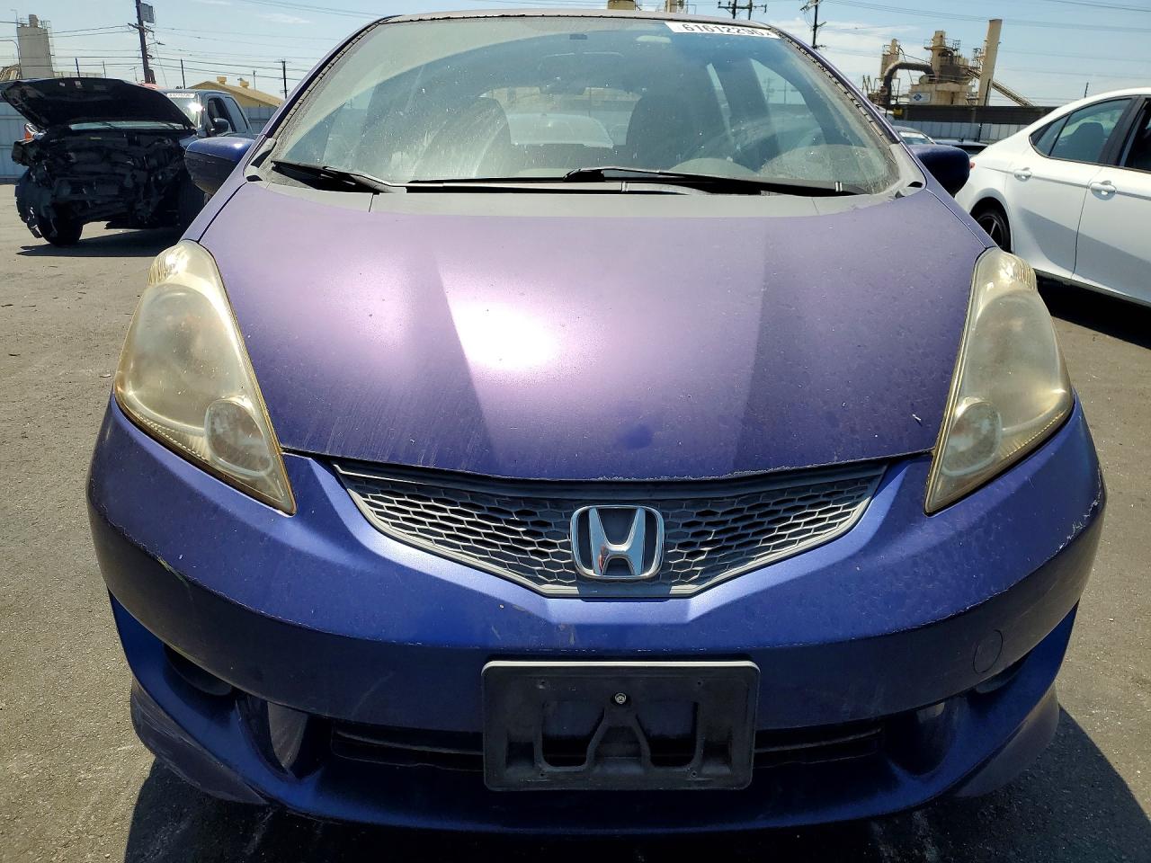 2009 Honda Fit Sport Blue vin: JHMGE88669S031440