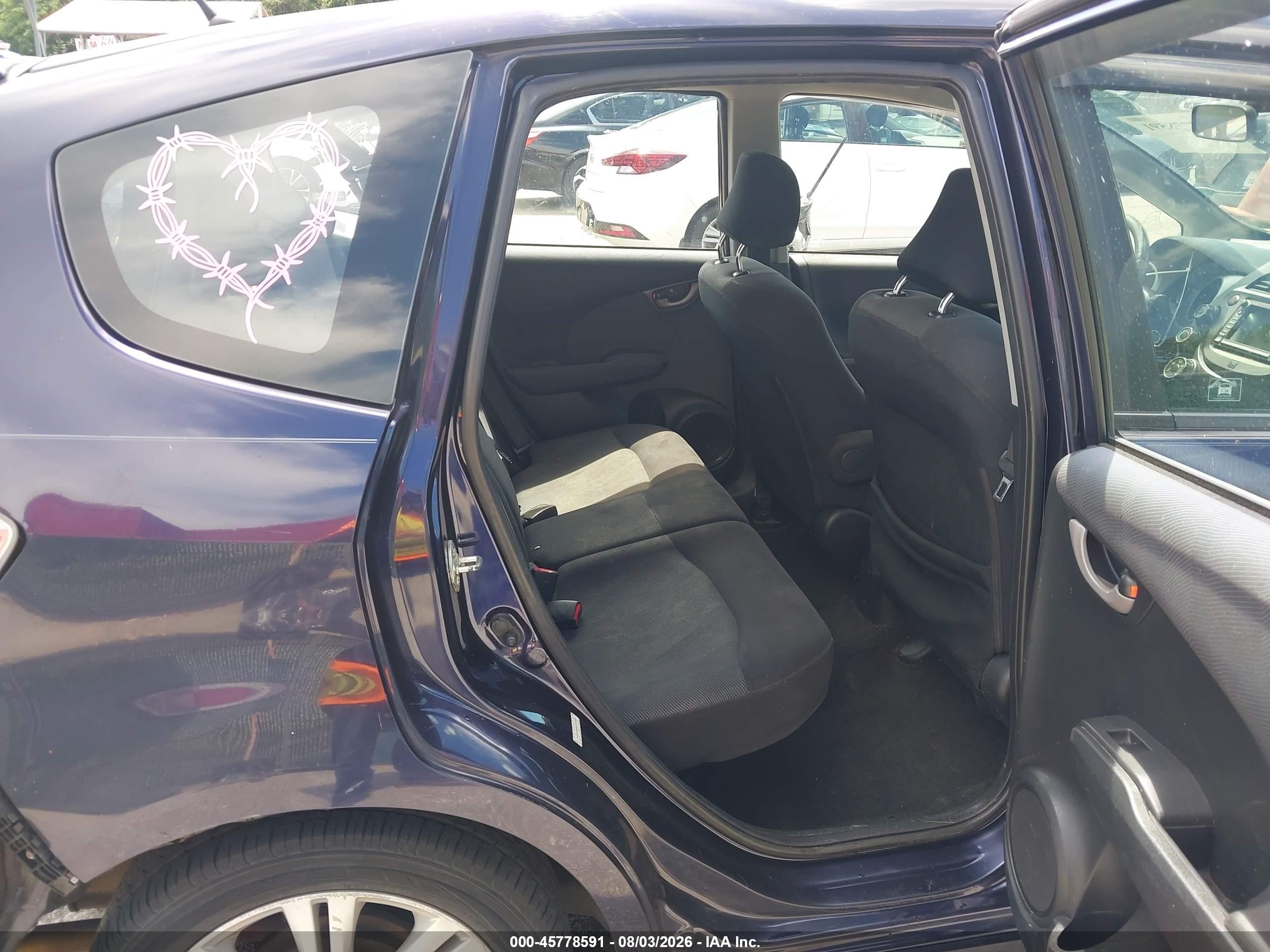 2009 Honda Fit Sport Purple vin: JHMGE88669S073638
