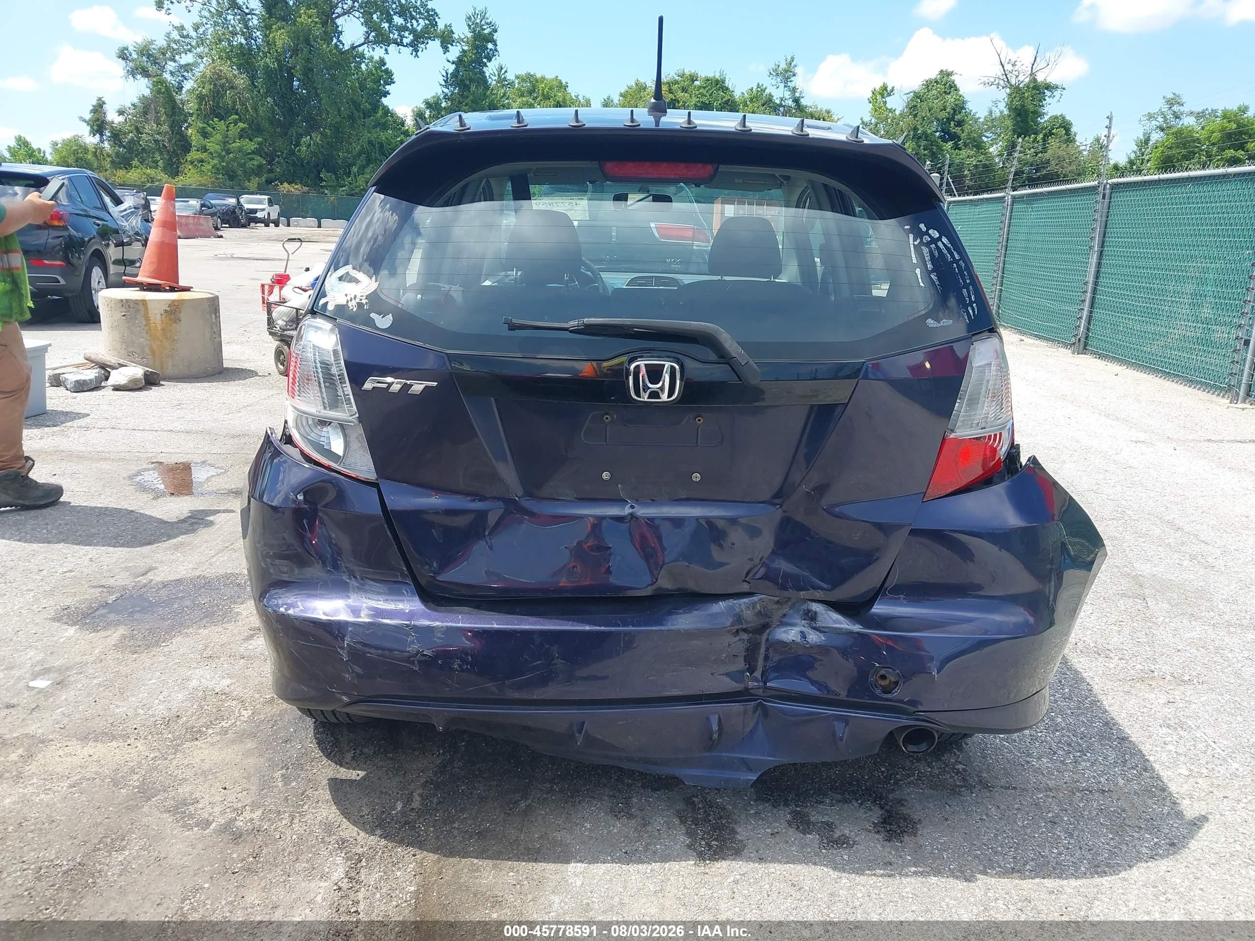 2009 Honda Fit Sport Purple vin: JHMGE88669S073638