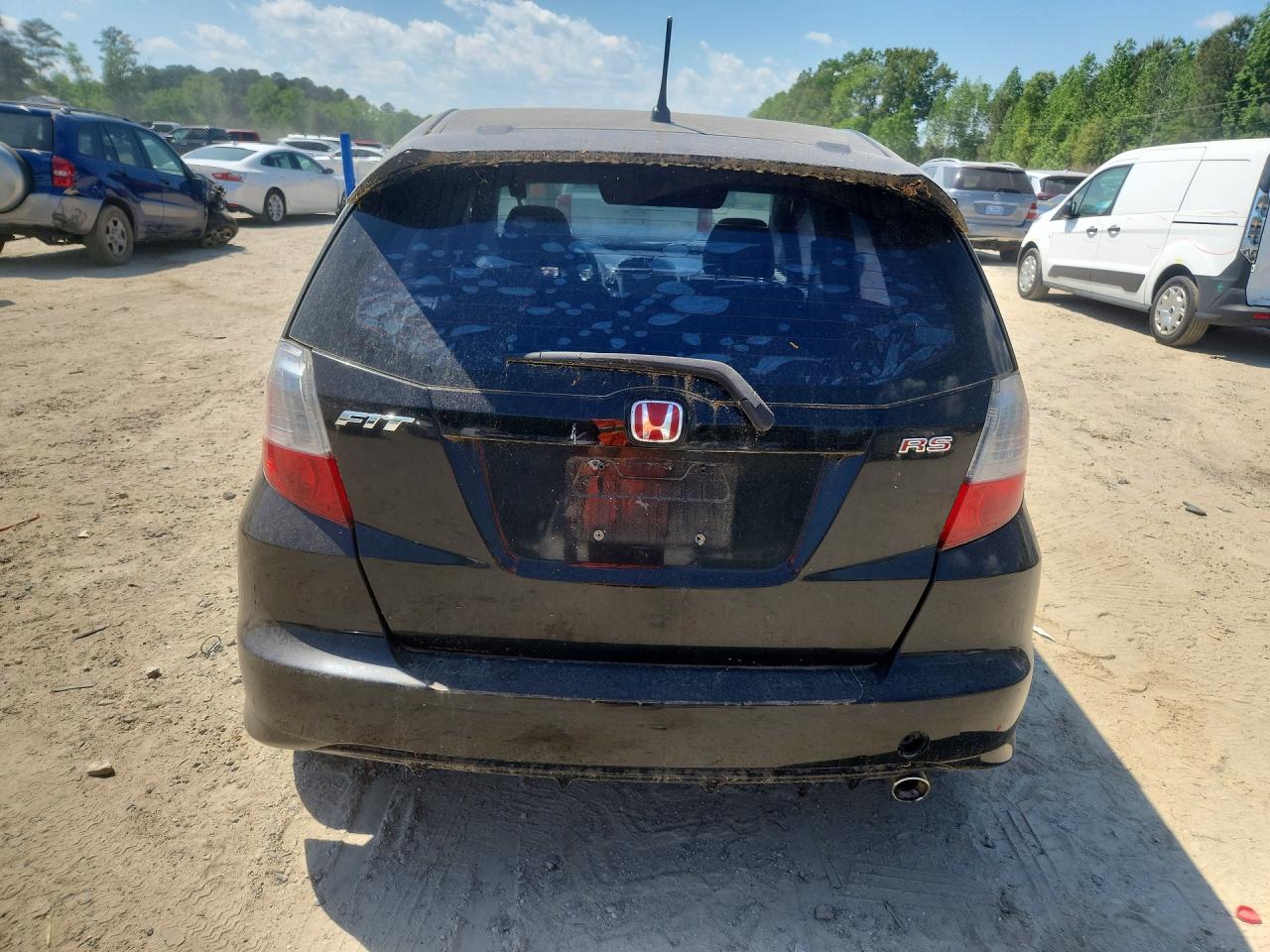 2009 Honda Fit Sport Черный vin: JHMGE88679S014162