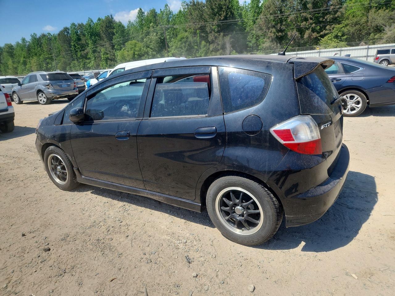 2009 Honda Fit Sport Черный vin: JHMGE88679S014162