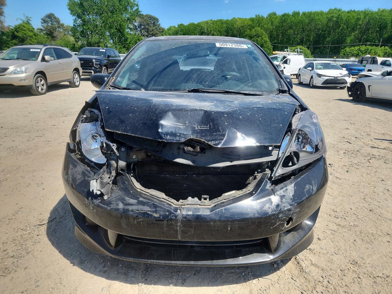 2009 Honda Fit Sport Черный vin: JHMGE88679S014162