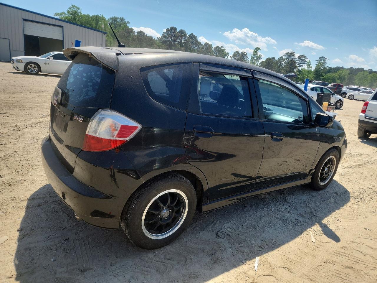 2009 Honda Fit Sport Черный vin: JHMGE88679S014162