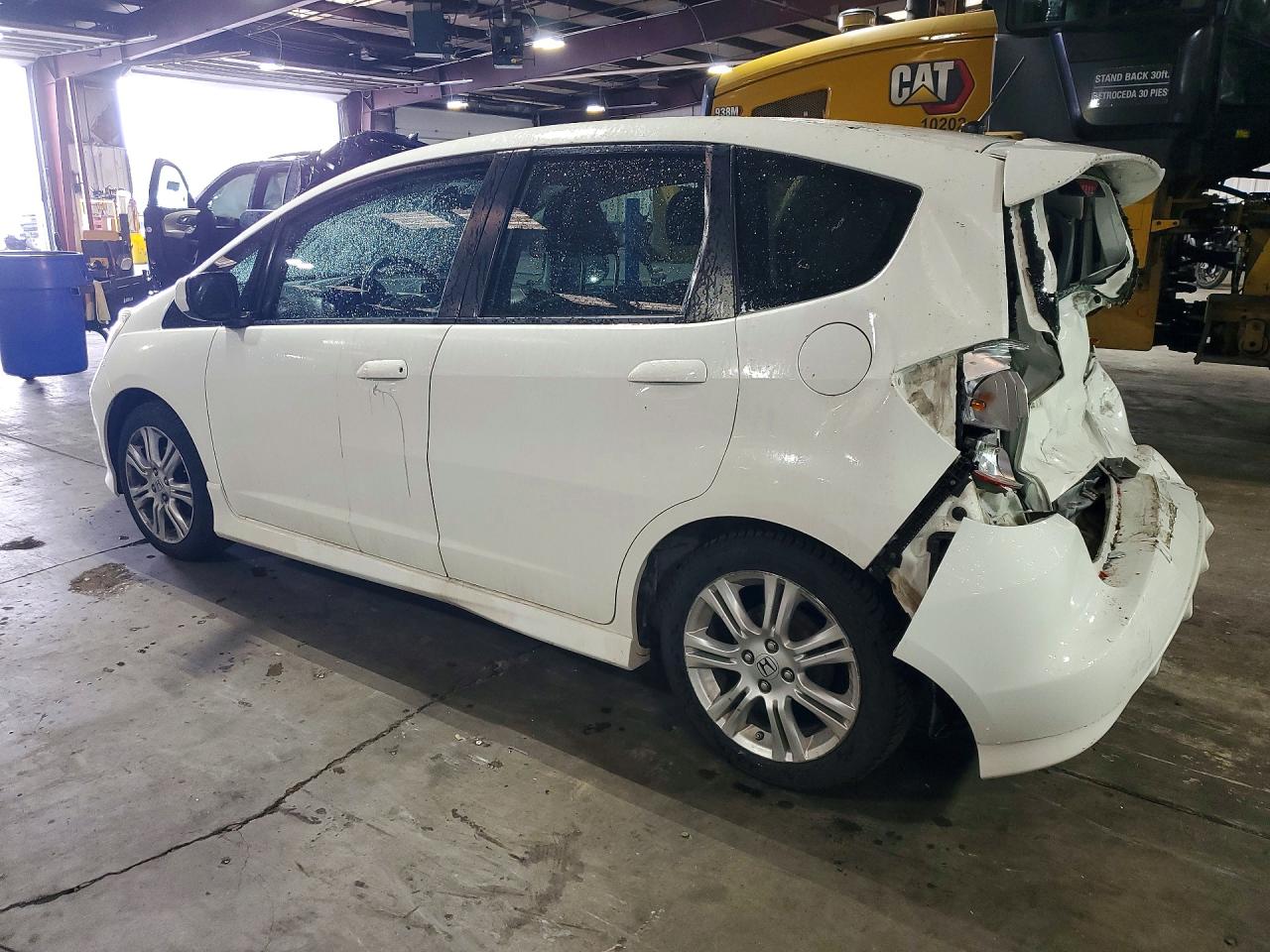 2009 Honda Fit Sport White vin: JHMGE88679S051776