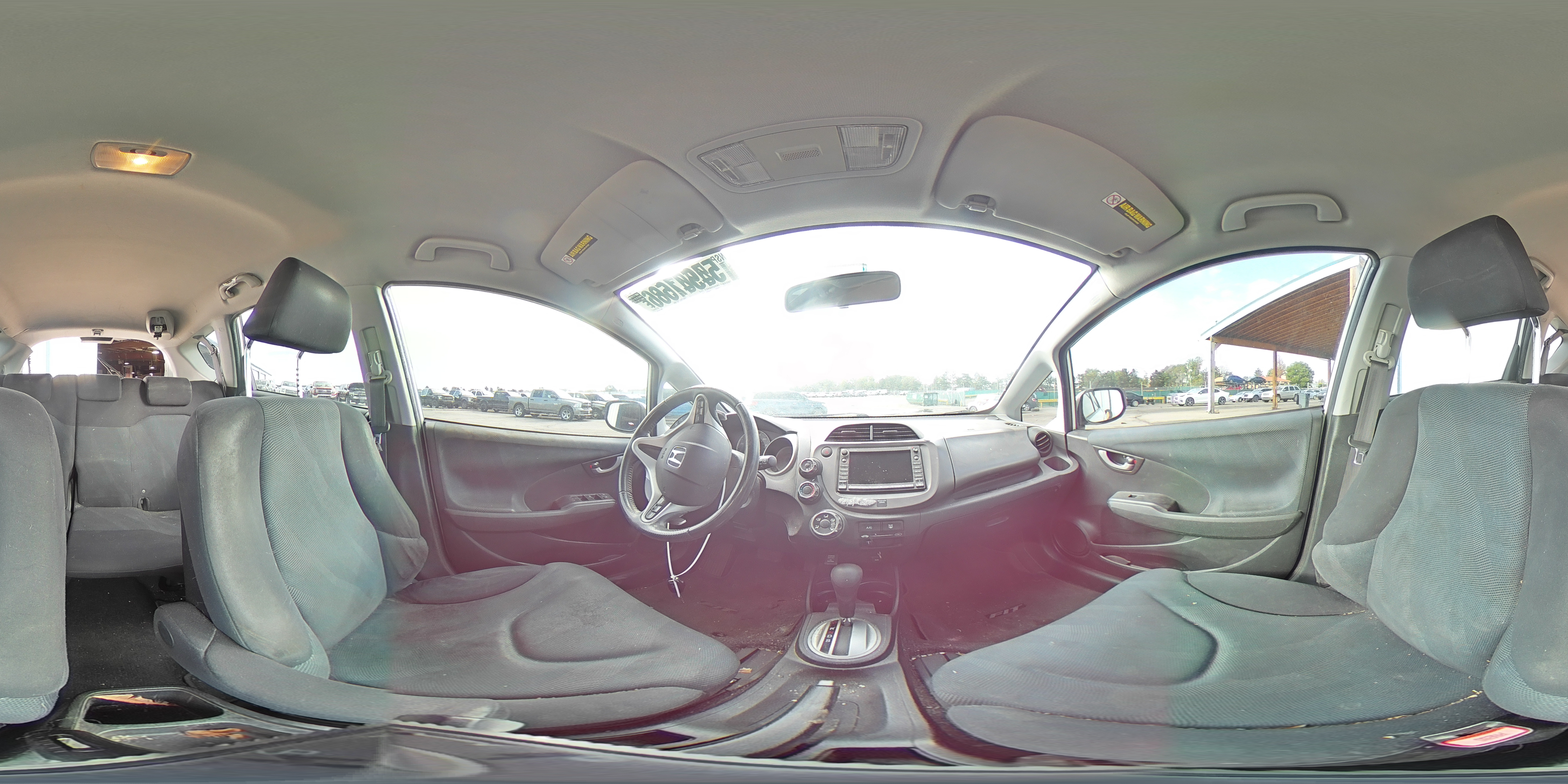 2009 Honda Fit Sport White vin: JHMGE88679S051776