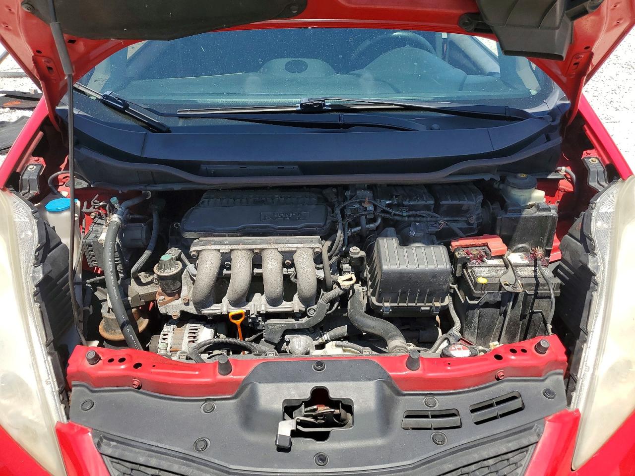2009 Honda Fit Sport Red vin: JHMGE88679S058453