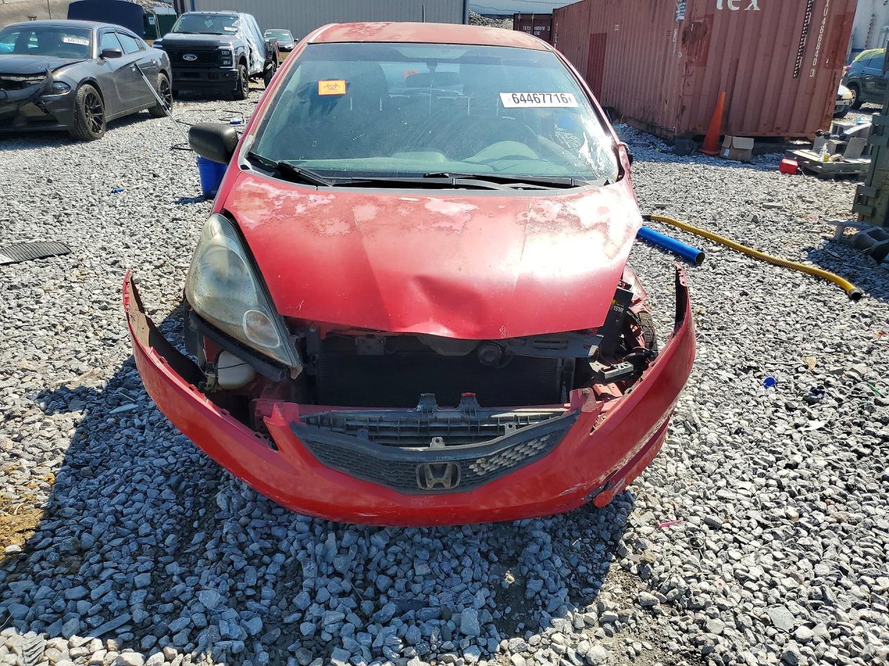 2009 Honda Fit Sport Red vin: JHMGE88699S004846