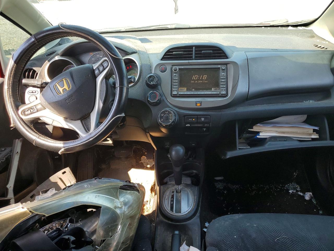 2009 Honda Fit Sport Red vin: JHMGE88699S004846