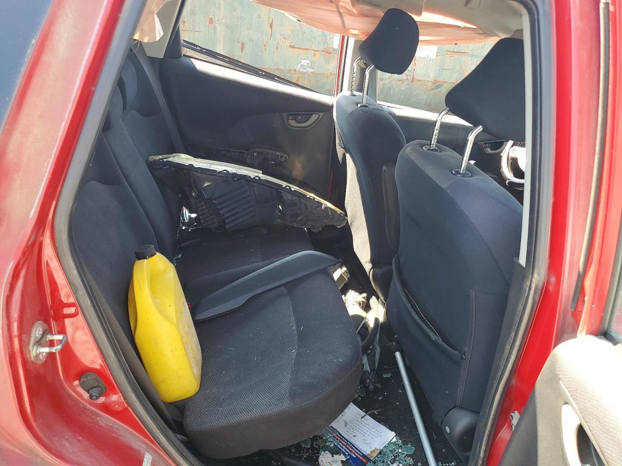 2009 Honda Fit Sport Red vin: JHMGE88699S004846