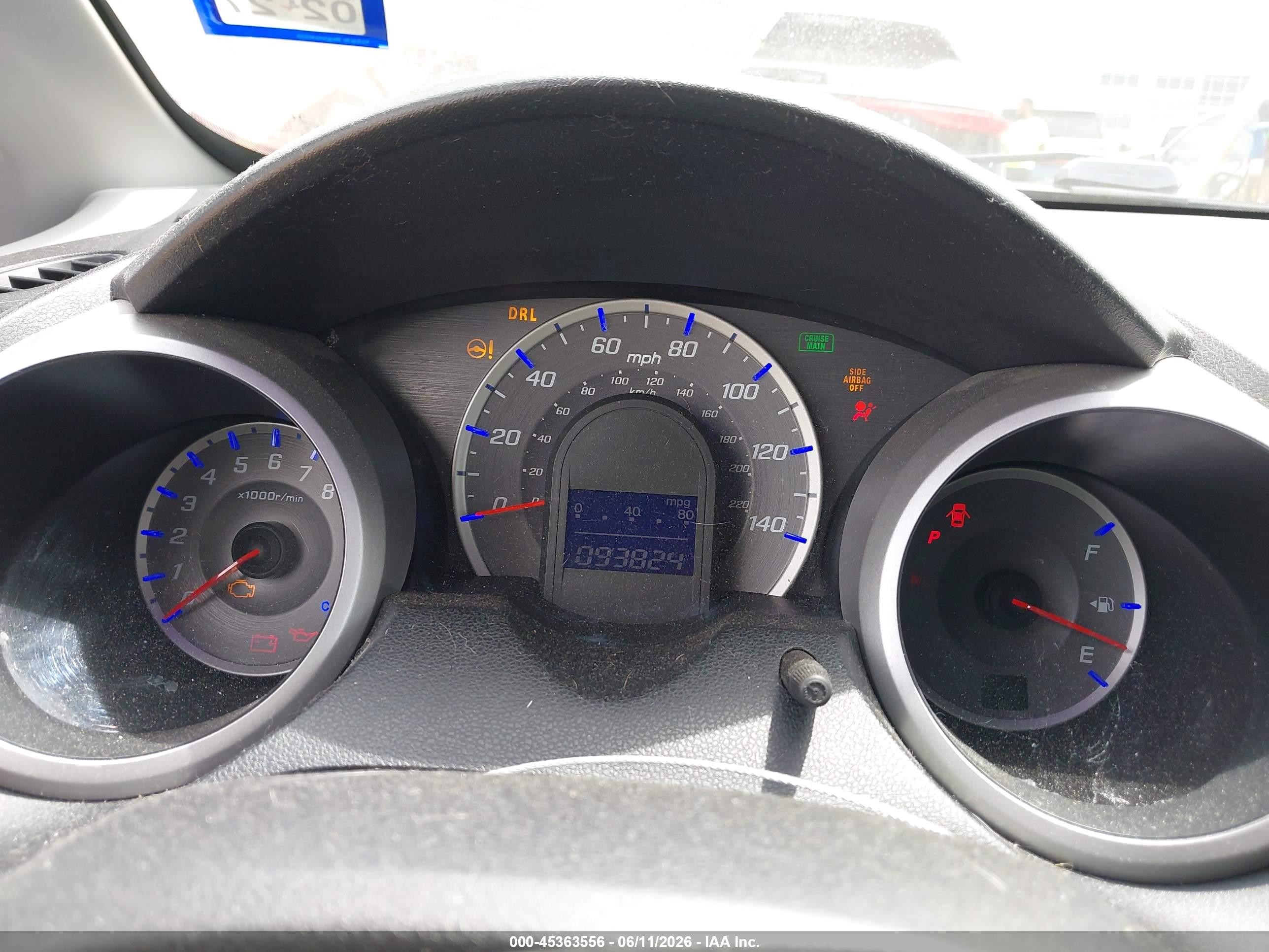 2009 Honda Fit Sport Orange vin: JHMGE88699S016267