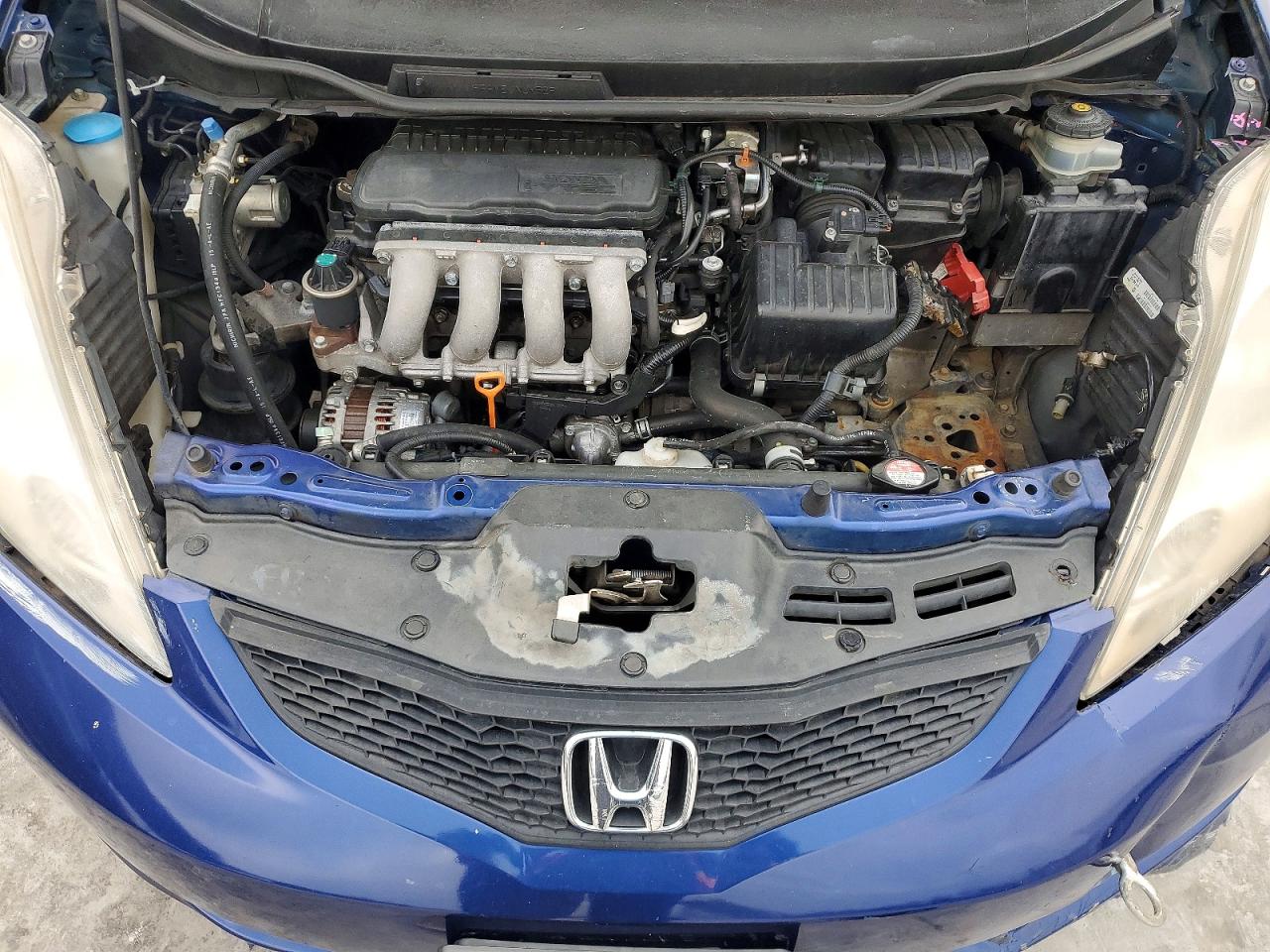 2009 Honda Fit Sport Blue vin: JHMGE886X9S056423