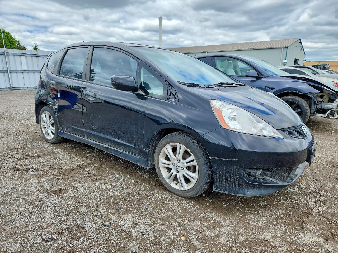 2009 Honda Fit Sport Black vin: JHMGE88829S802459