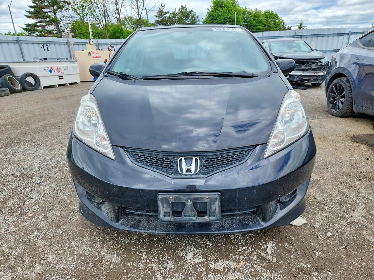 2009 Honda Fit Sport Black vin: JHMGE88829S802459