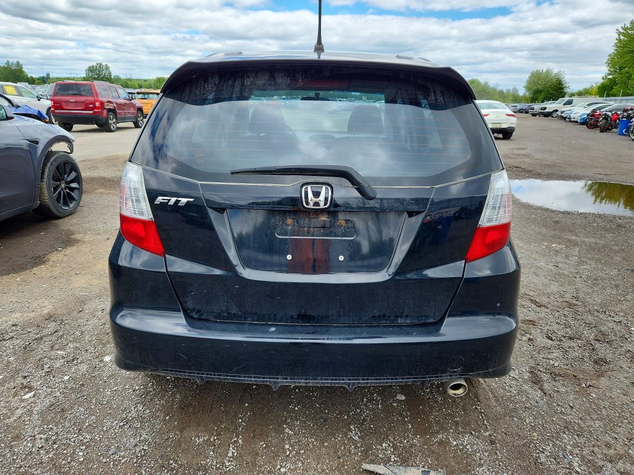 2009 Honda Fit Sport Black vin: JHMGE88829S802459