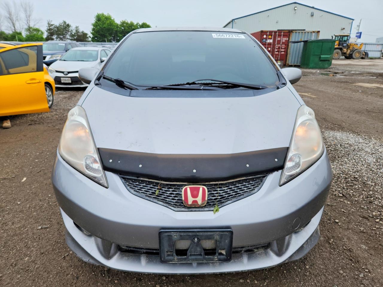 2009 Honda Fit Серый vin: JHMGE88889S803292