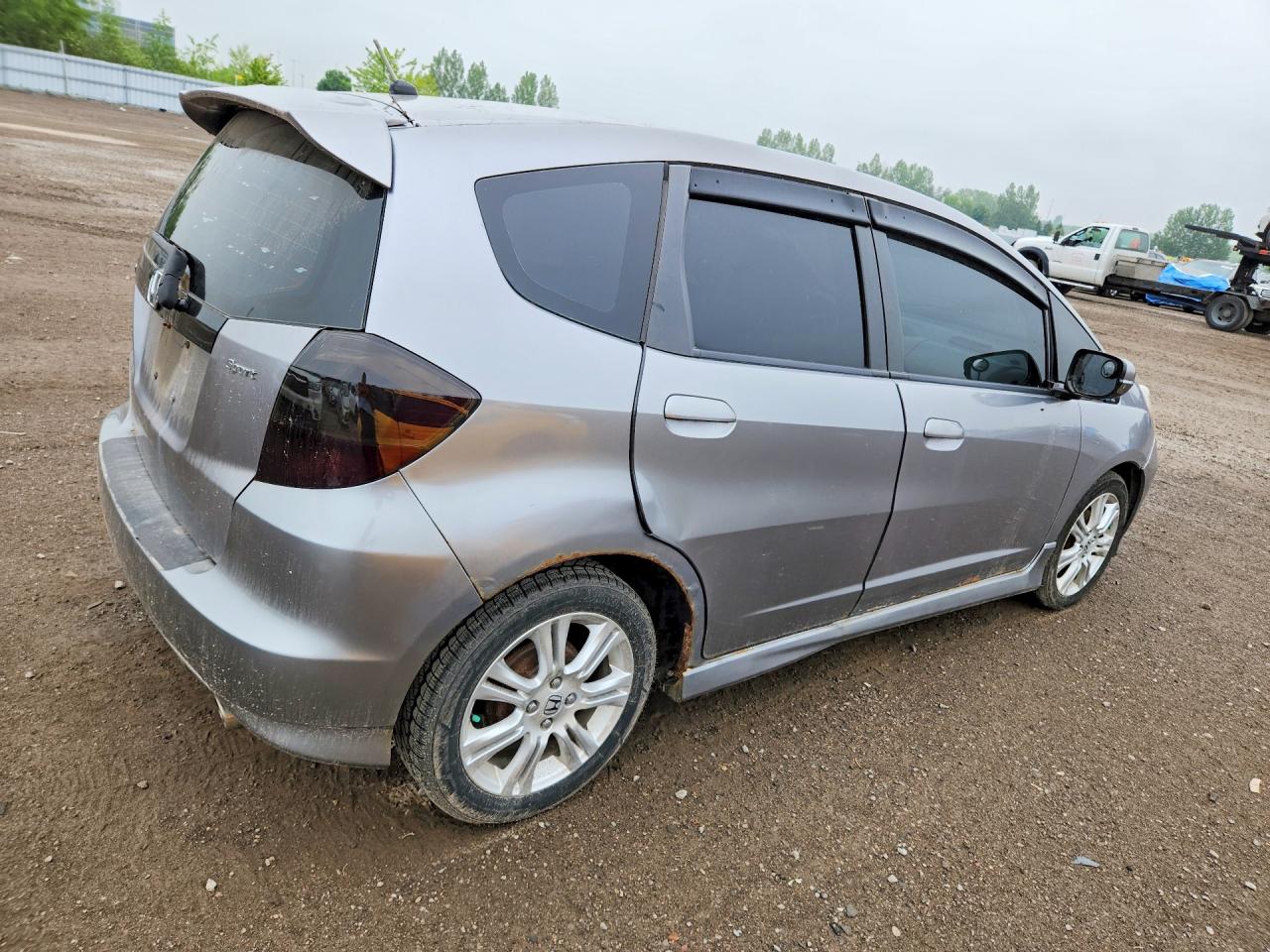 2009 Honda Fit Серый vin: JHMGE88889S803292