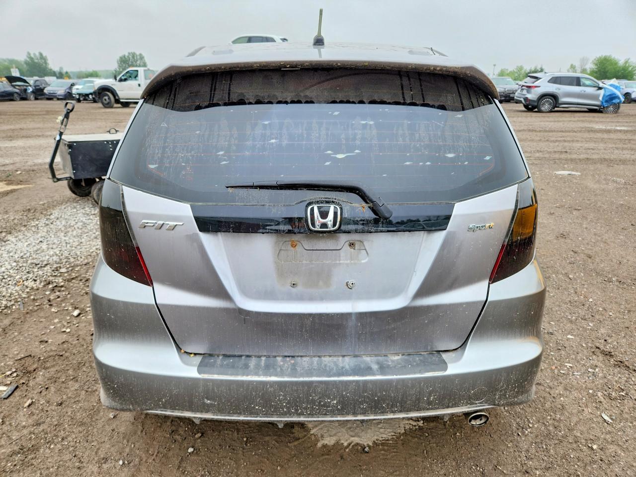 2009 Honda Fit Серый vin: JHMGE88889S803292