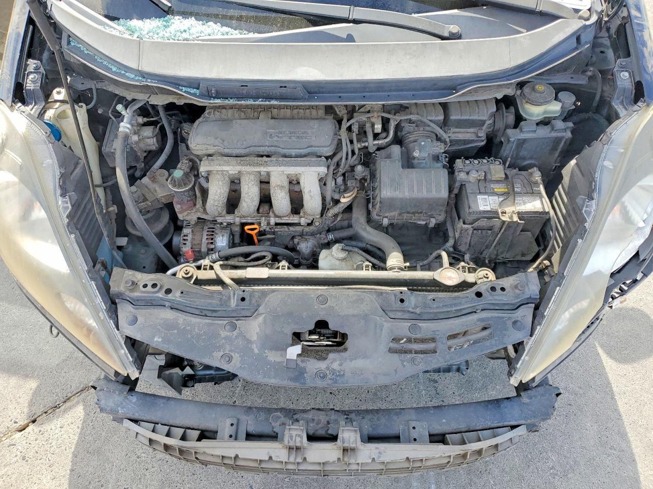2010 Honda Fit Gray vin: JHMGE8G20AS010053