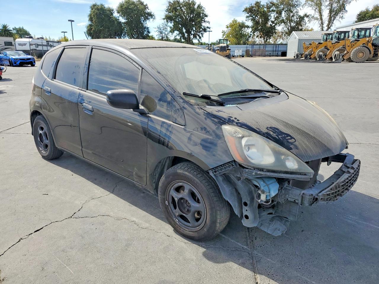 2010 Honda Fit Gray vin: JHMGE8G20AS010053
