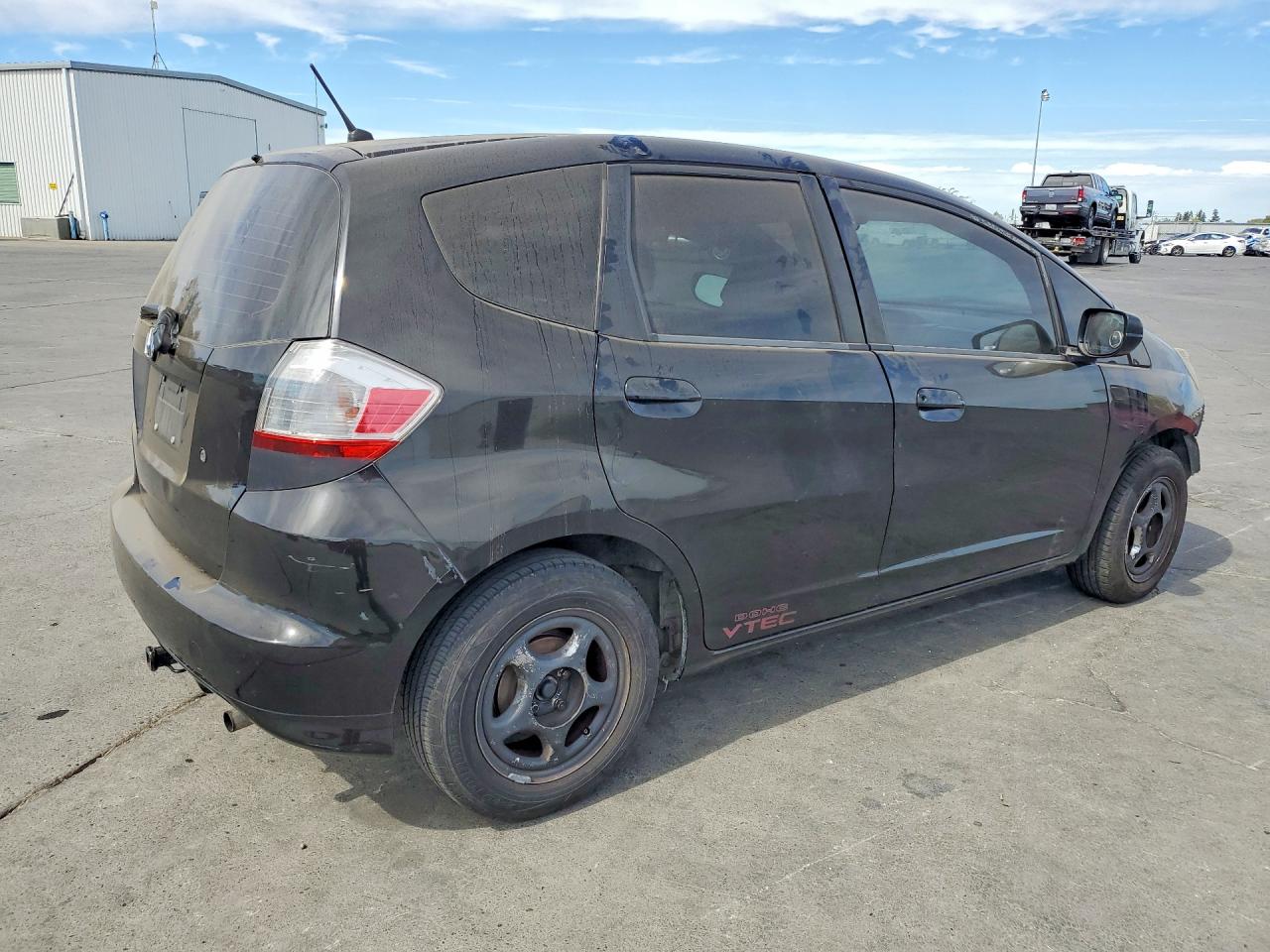 2010 Honda Fit Gray vin: JHMGE8G20AS010053