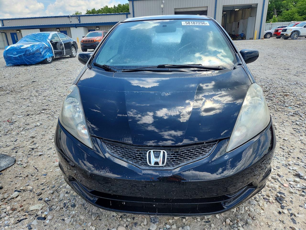 2010 Honda Fit Черный vin: JHMGE8G20AS013213