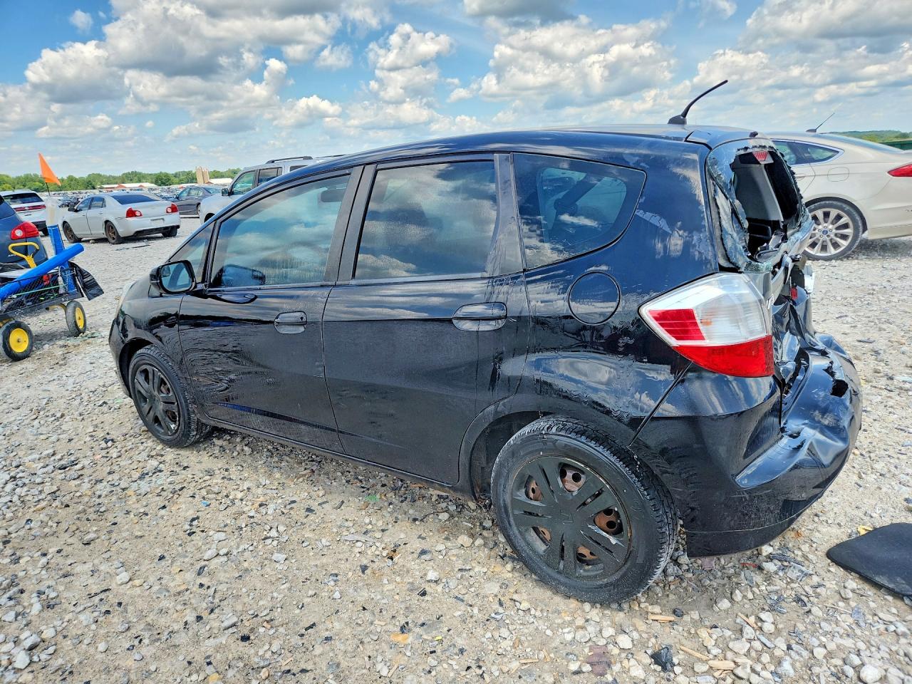 2010 Honda Fit Черный vin: JHMGE8G20AS013213