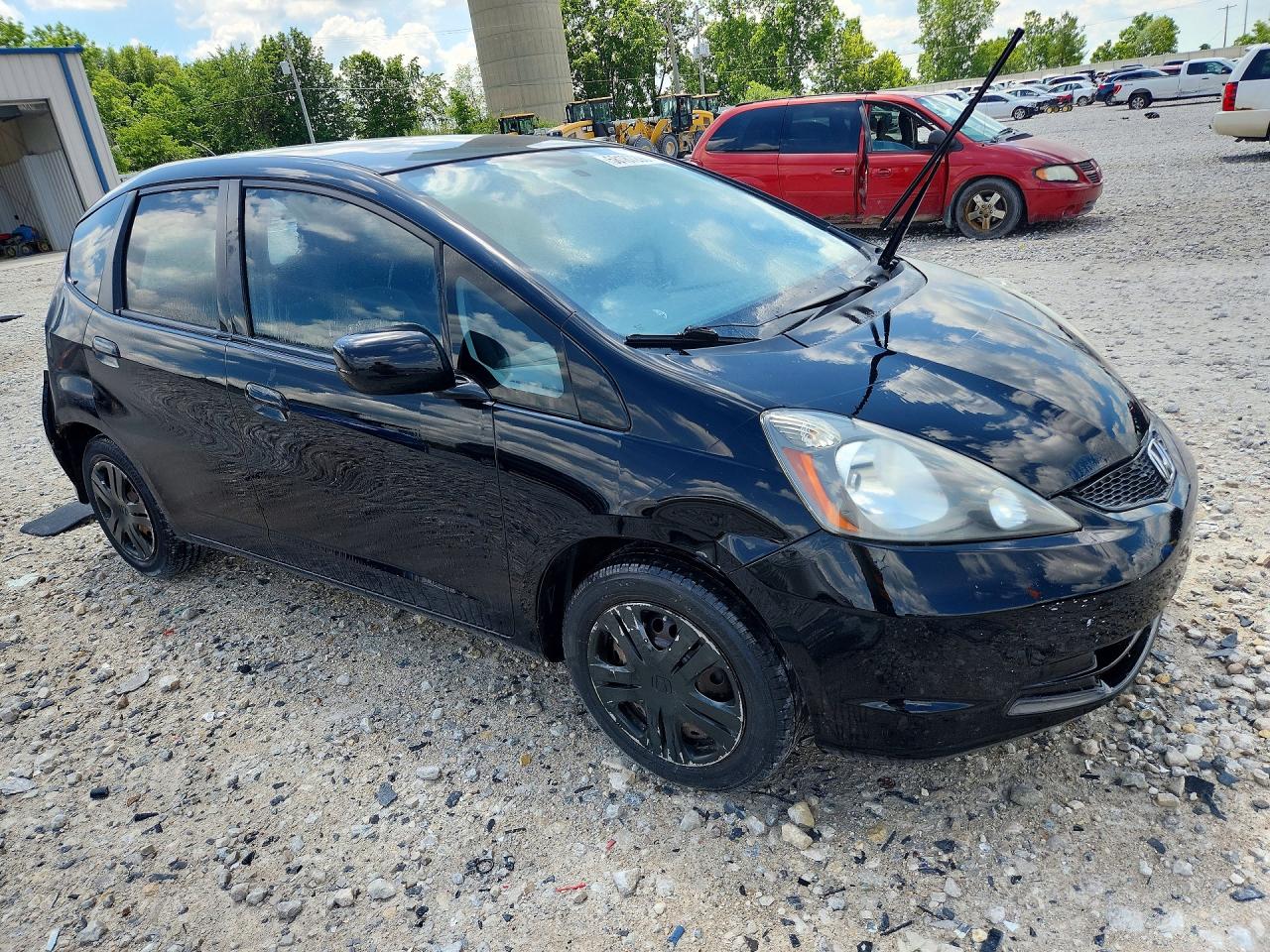 2010 Honda Fit Черный vin: JHMGE8G20AS013213