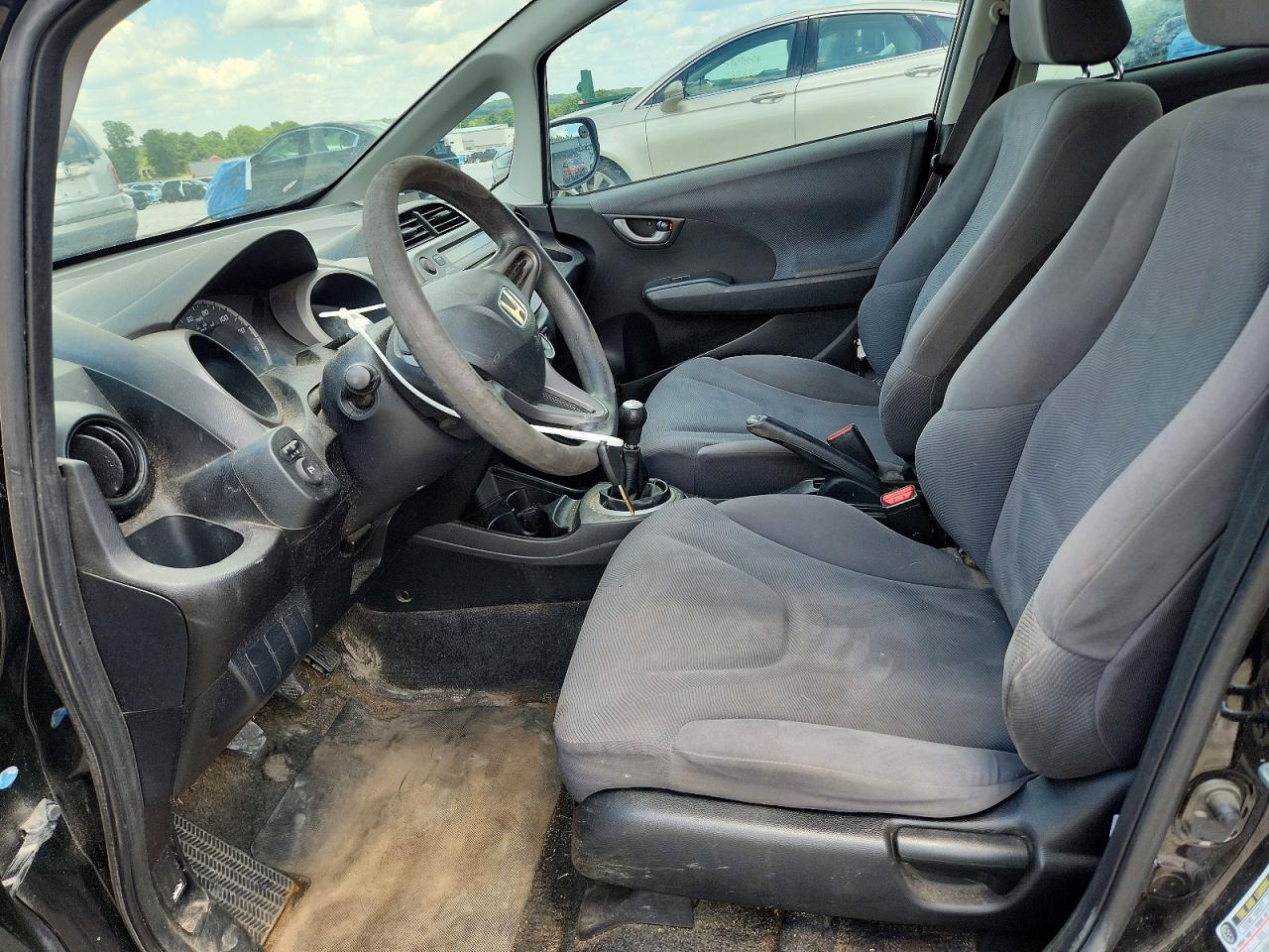 2010 Honda Fit Черный vin: JHMGE8G20AS013213