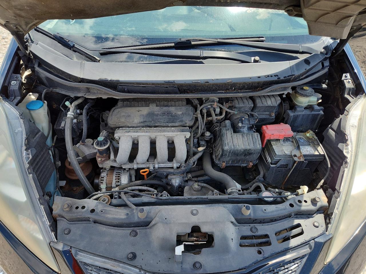 2010 Honda Fit Черный vin: JHMGE8G20AS013213