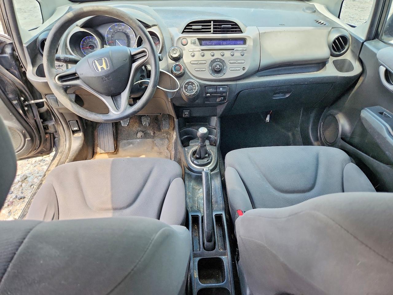 2010 Honda Fit Черный vin: JHMGE8G20AS013213
