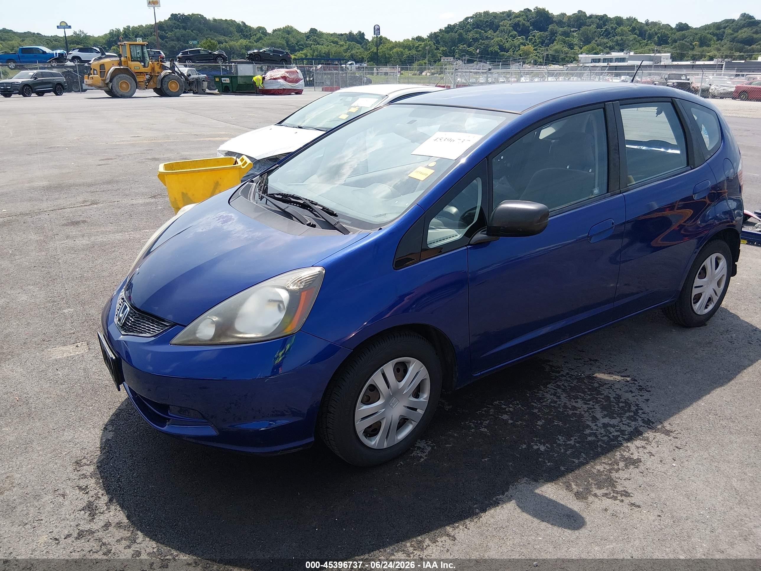 2010 Honda Fit   Blue vin: JHMGE8G20AS014359