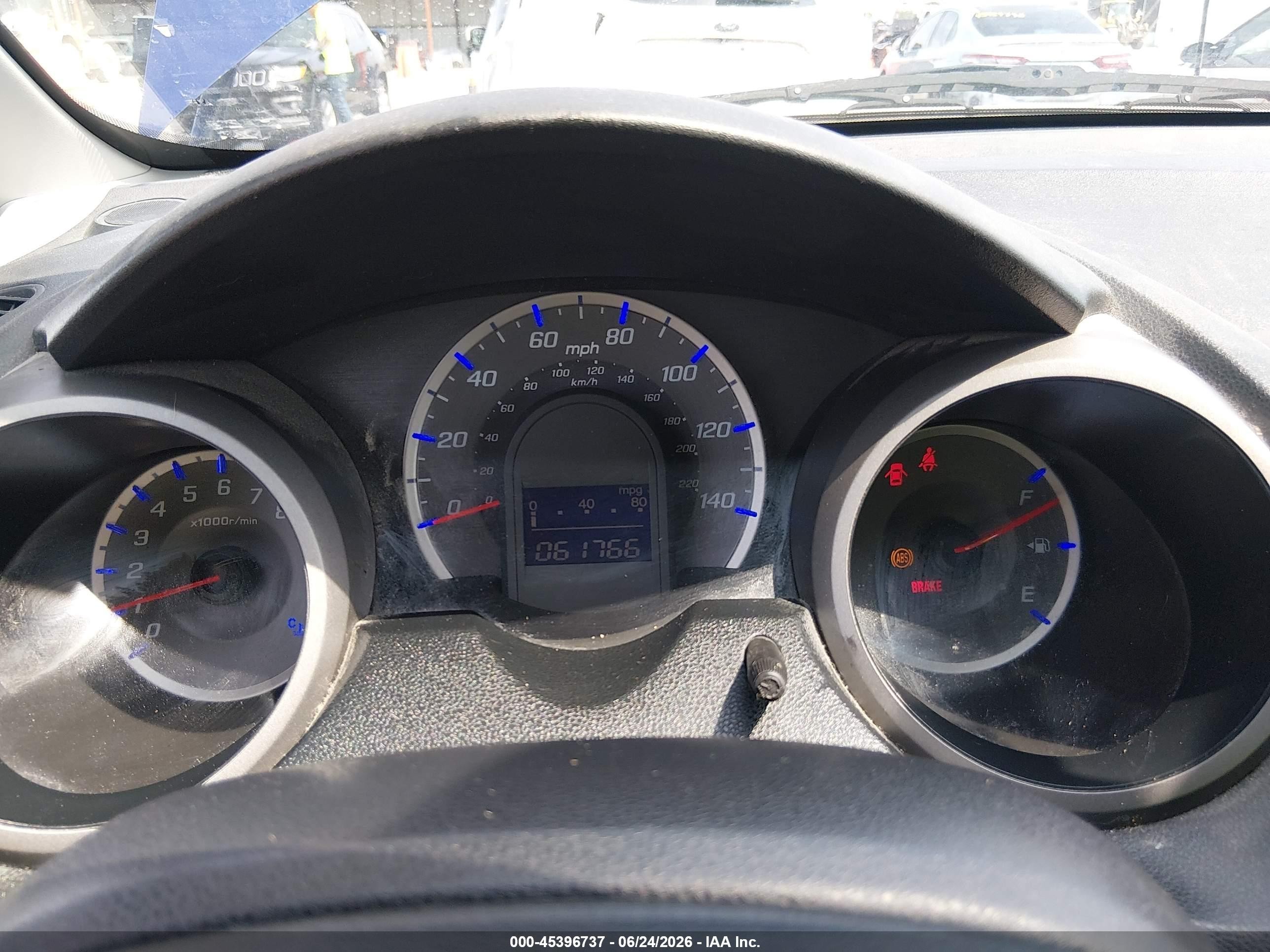 2010 Honda Fit   Blue vin: JHMGE8G20AS014359