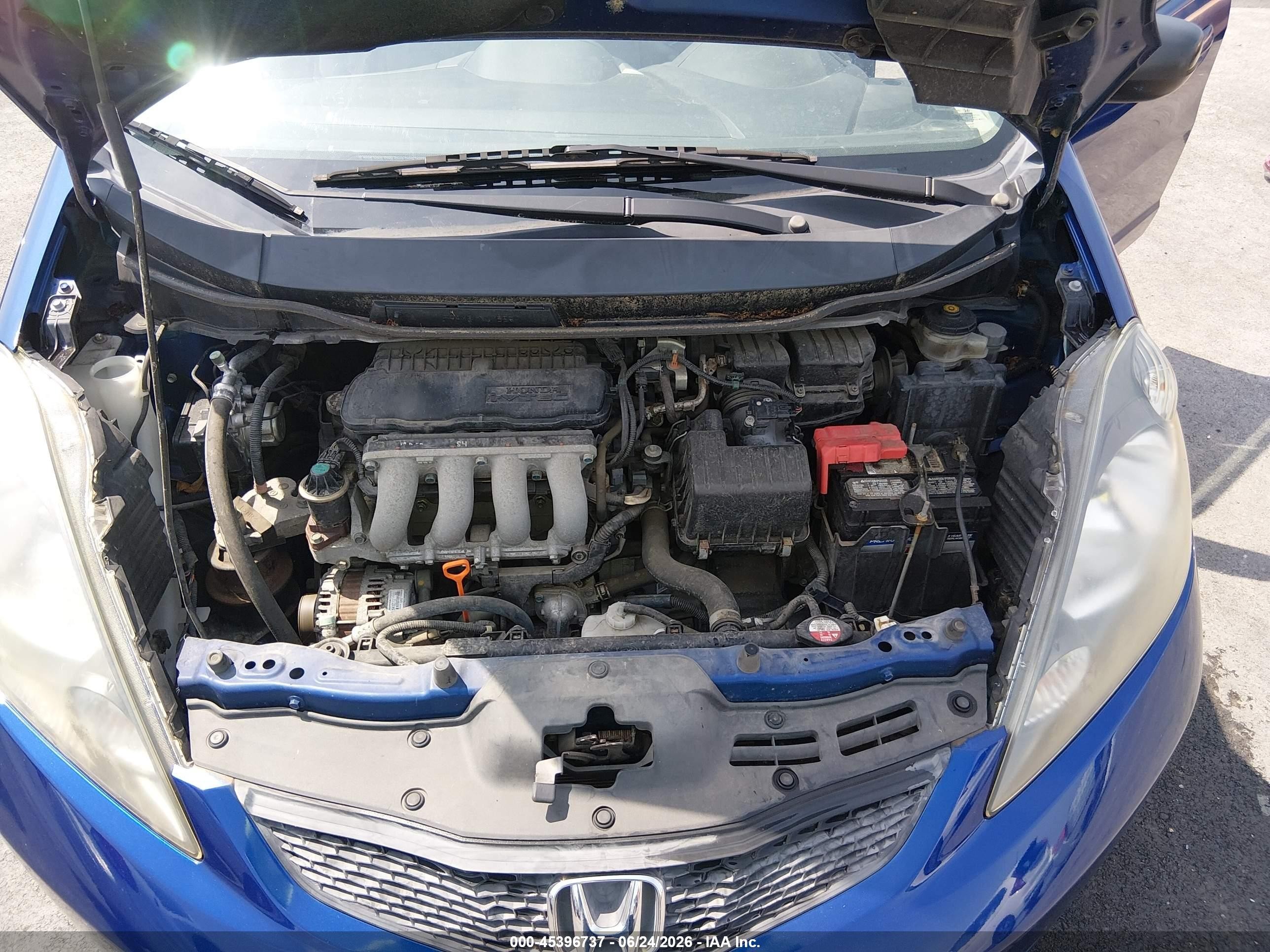 2010 Honda Fit   Blue vin: JHMGE8G20AS014359