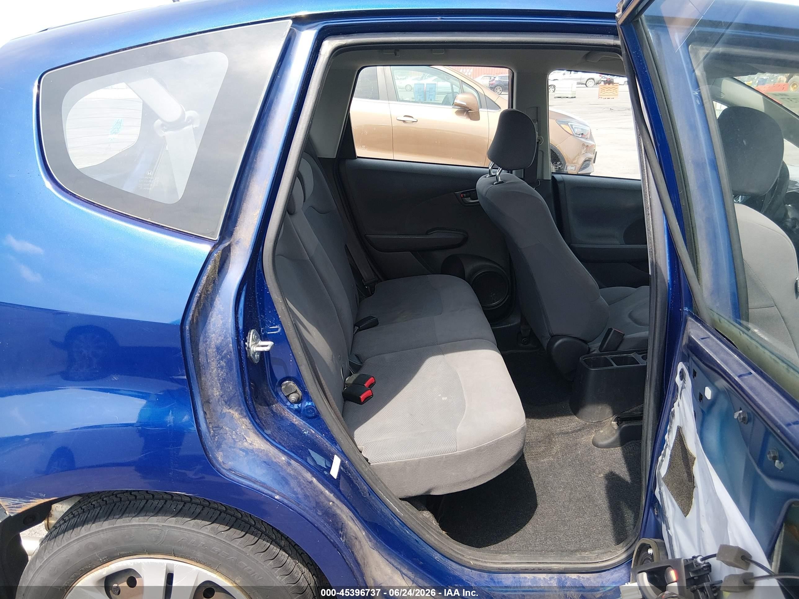 2010 Honda Fit   Blue vin: JHMGE8G20AS014359