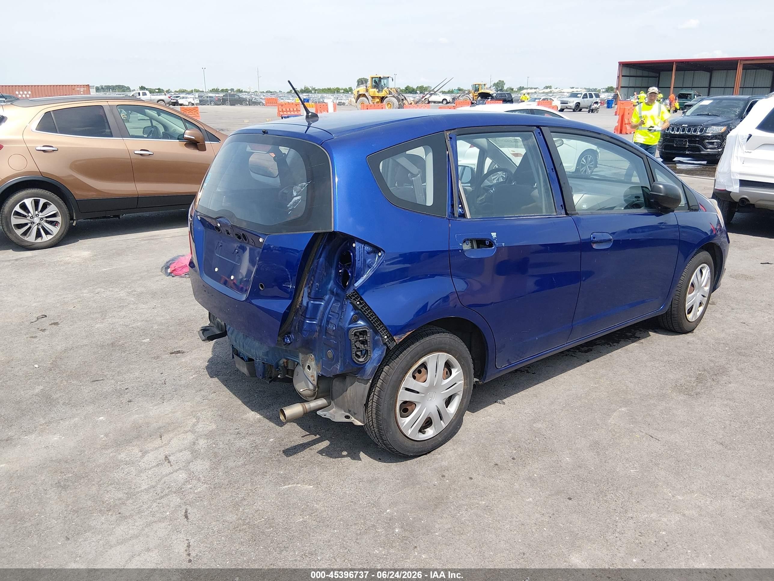 2010 Honda Fit   Blue vin: JHMGE8G20AS014359