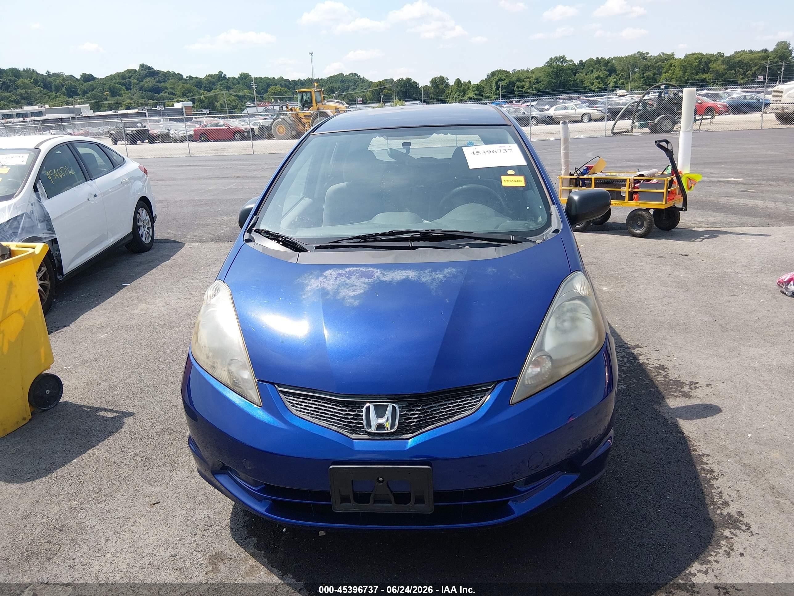 2010 Honda Fit   Blue vin: JHMGE8G20AS014359