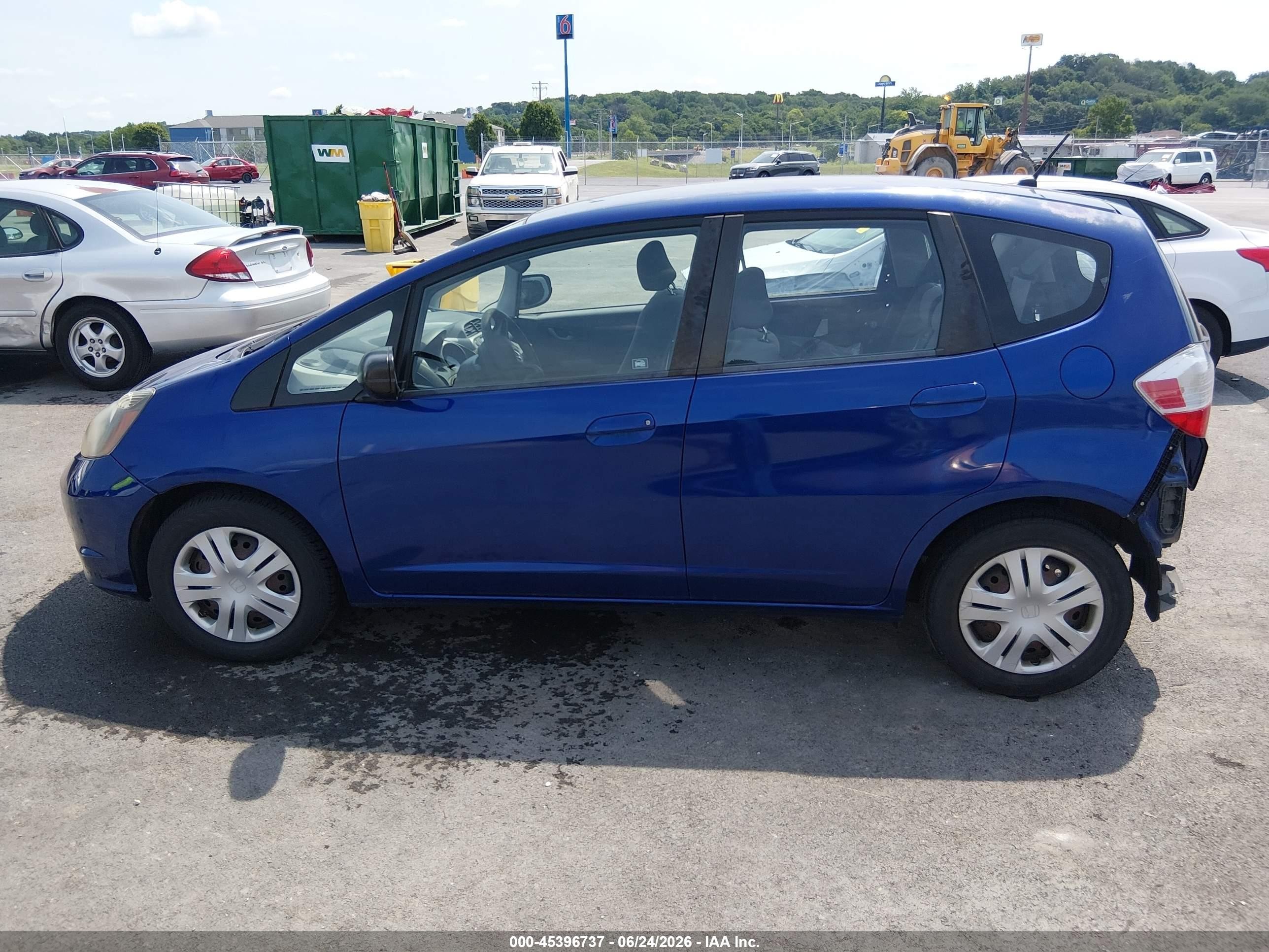2010 Honda Fit   Blue vin: JHMGE8G20AS014359