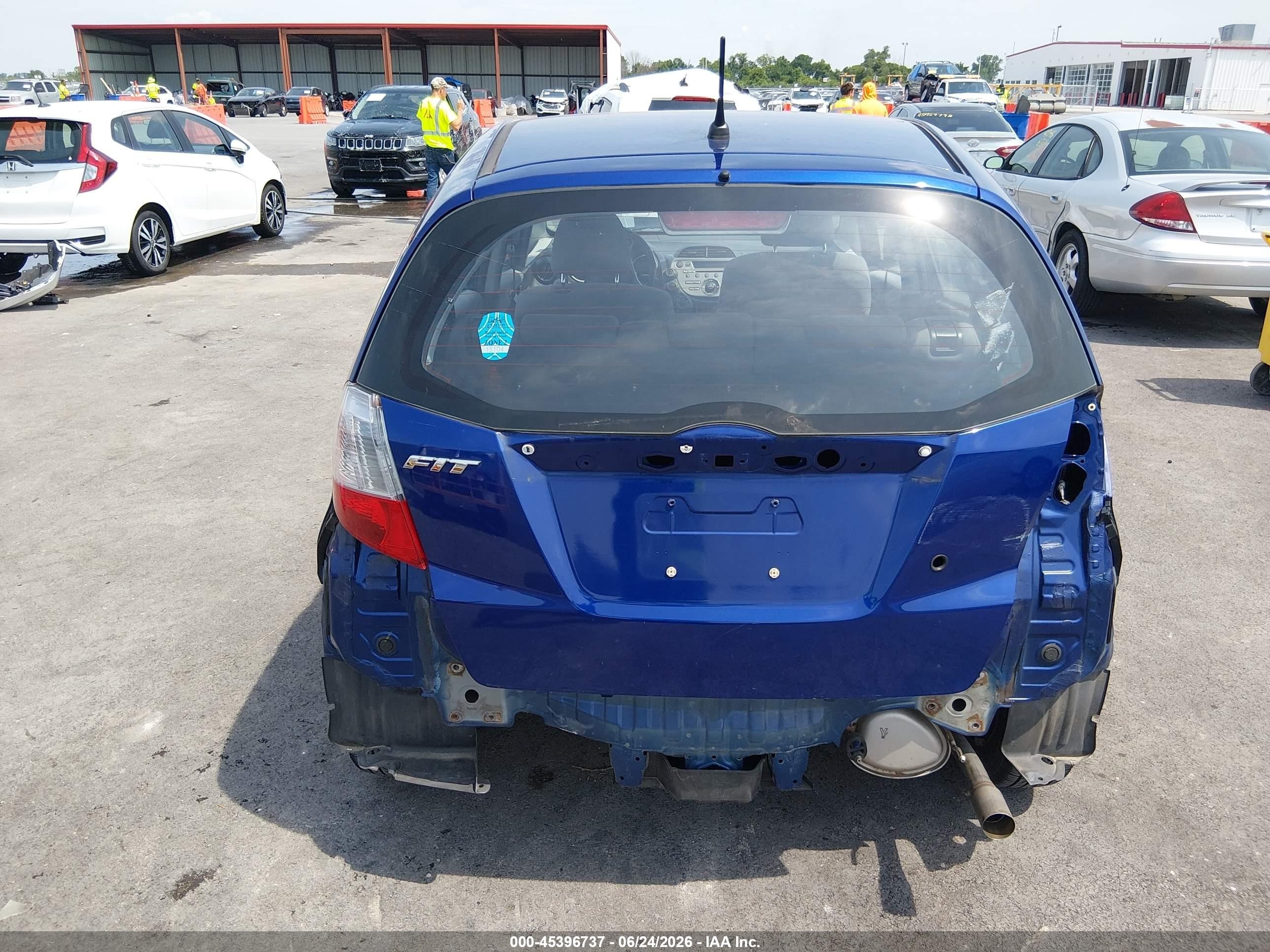 2010 Honda Fit   Blue vin: JHMGE8G20AS014359