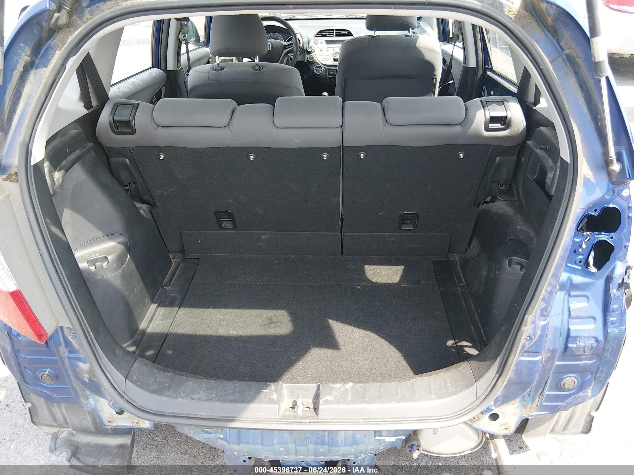 2010 Honda Fit   Blue vin: JHMGE8G20AS014359
