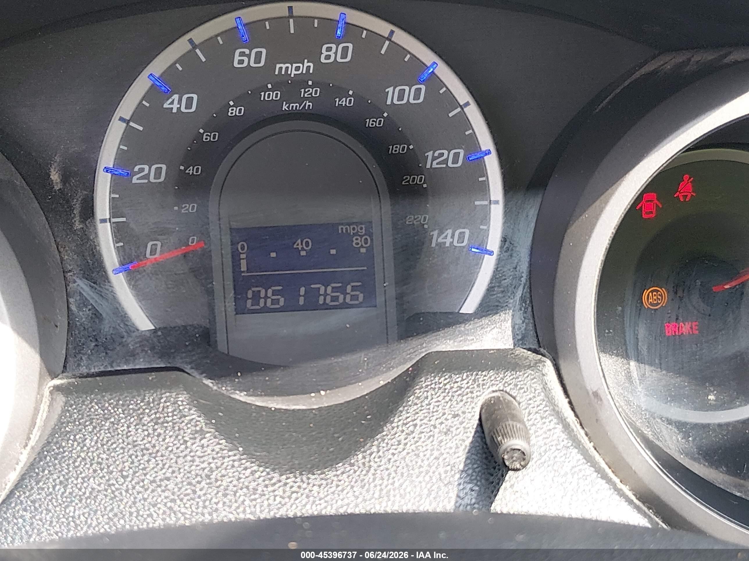 2010 Honda Fit   Blue vin: JHMGE8G20AS014359