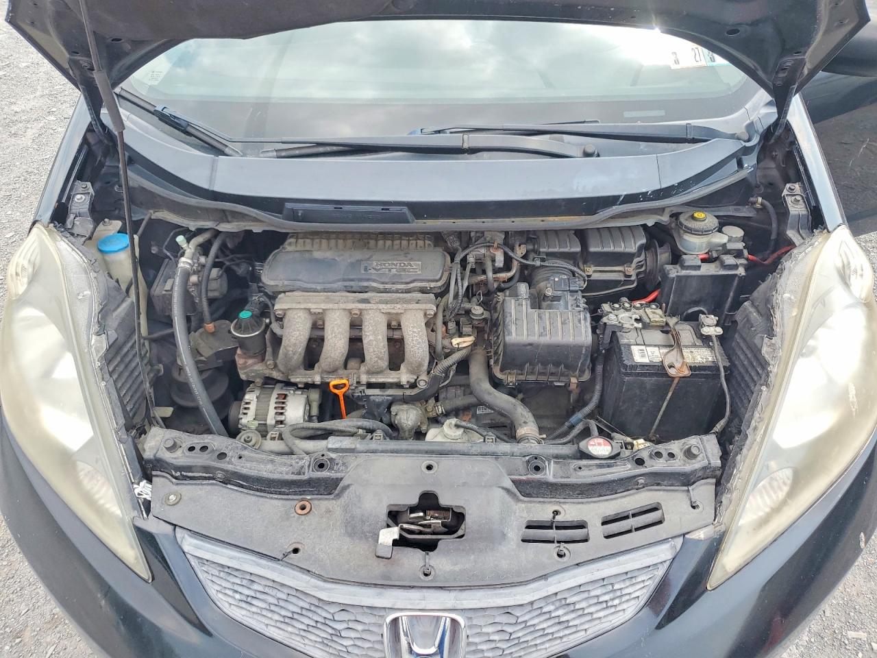 2010 Honda Fit Black vin: JHMGE8G23AS004389