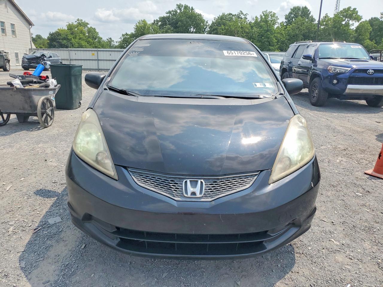2010 Honda Fit Black vin: JHMGE8G23AS004389