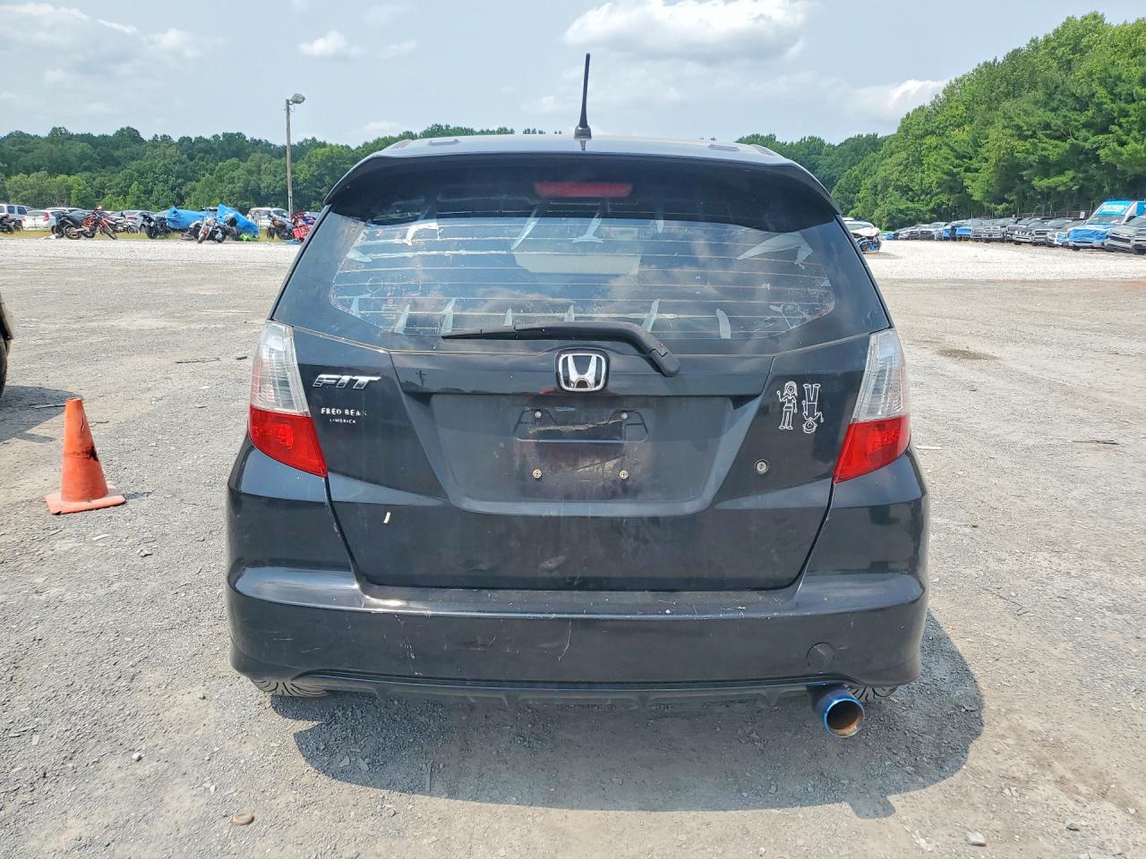2010 Honda Fit Black vin: JHMGE8G23AS004389