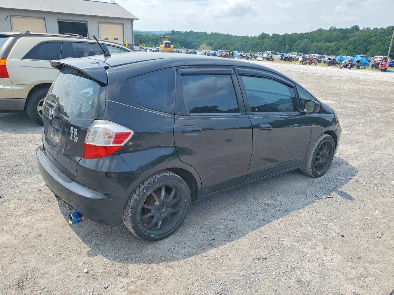 2010 Honda Fit Black vin: JHMGE8G23AS004389