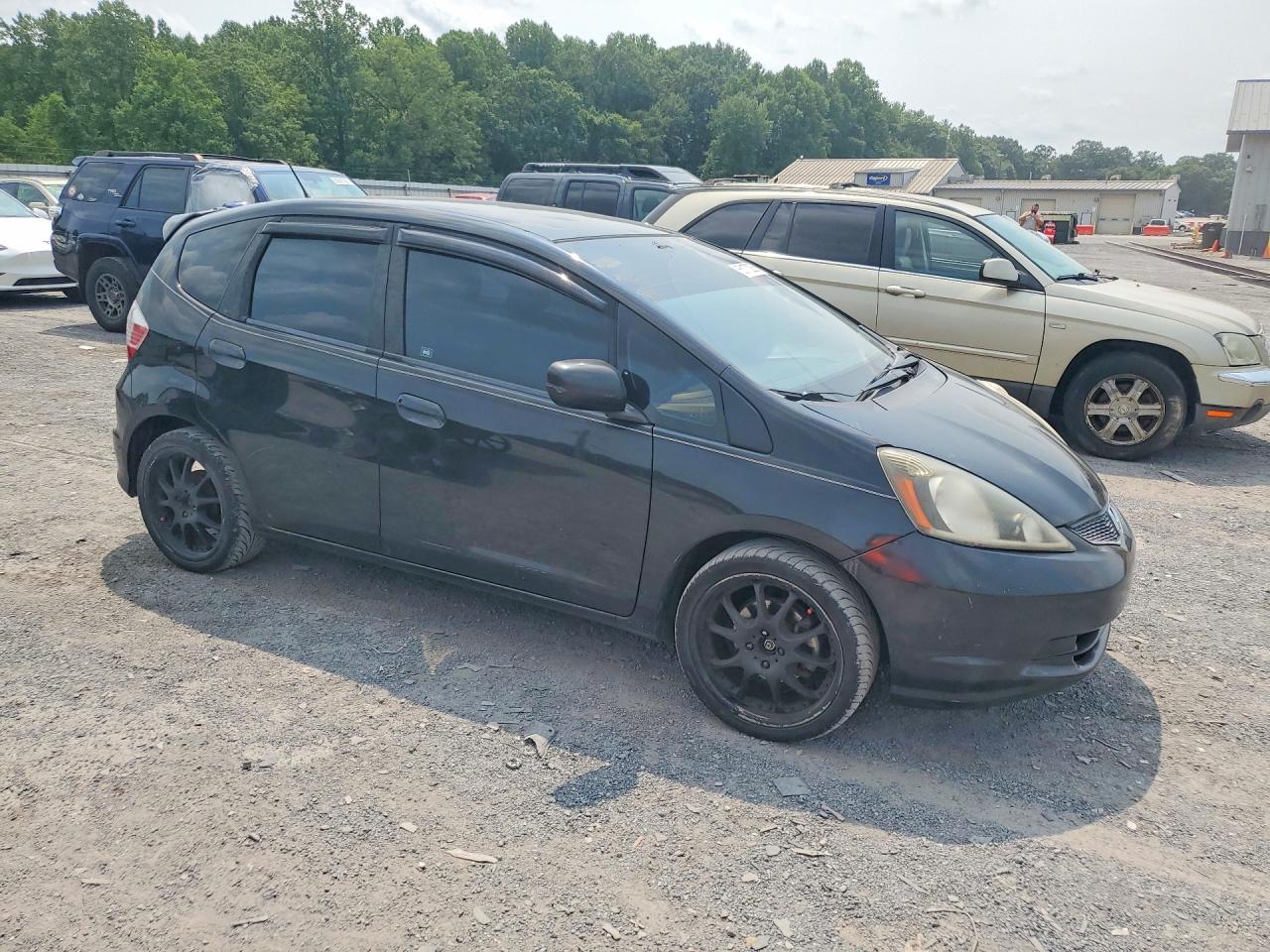 2010 Honda Fit Black vin: JHMGE8G23AS004389