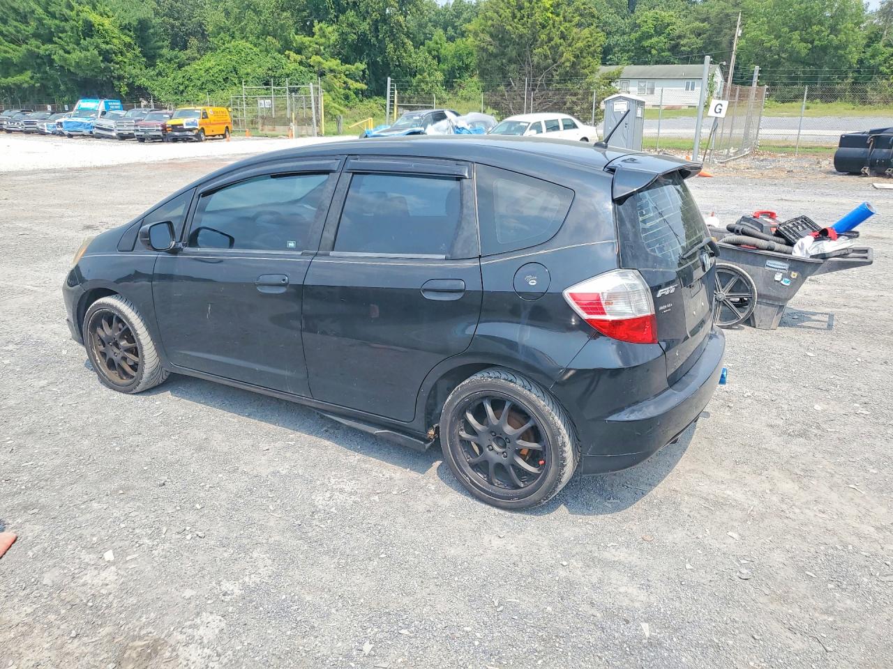 2010 Honda Fit Black vin: JHMGE8G23AS004389