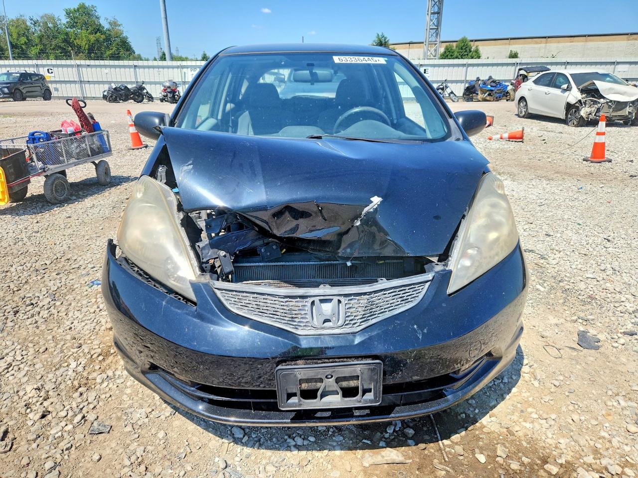 2010 Honda Fit Черный vin: JHMGE8G23AS013996